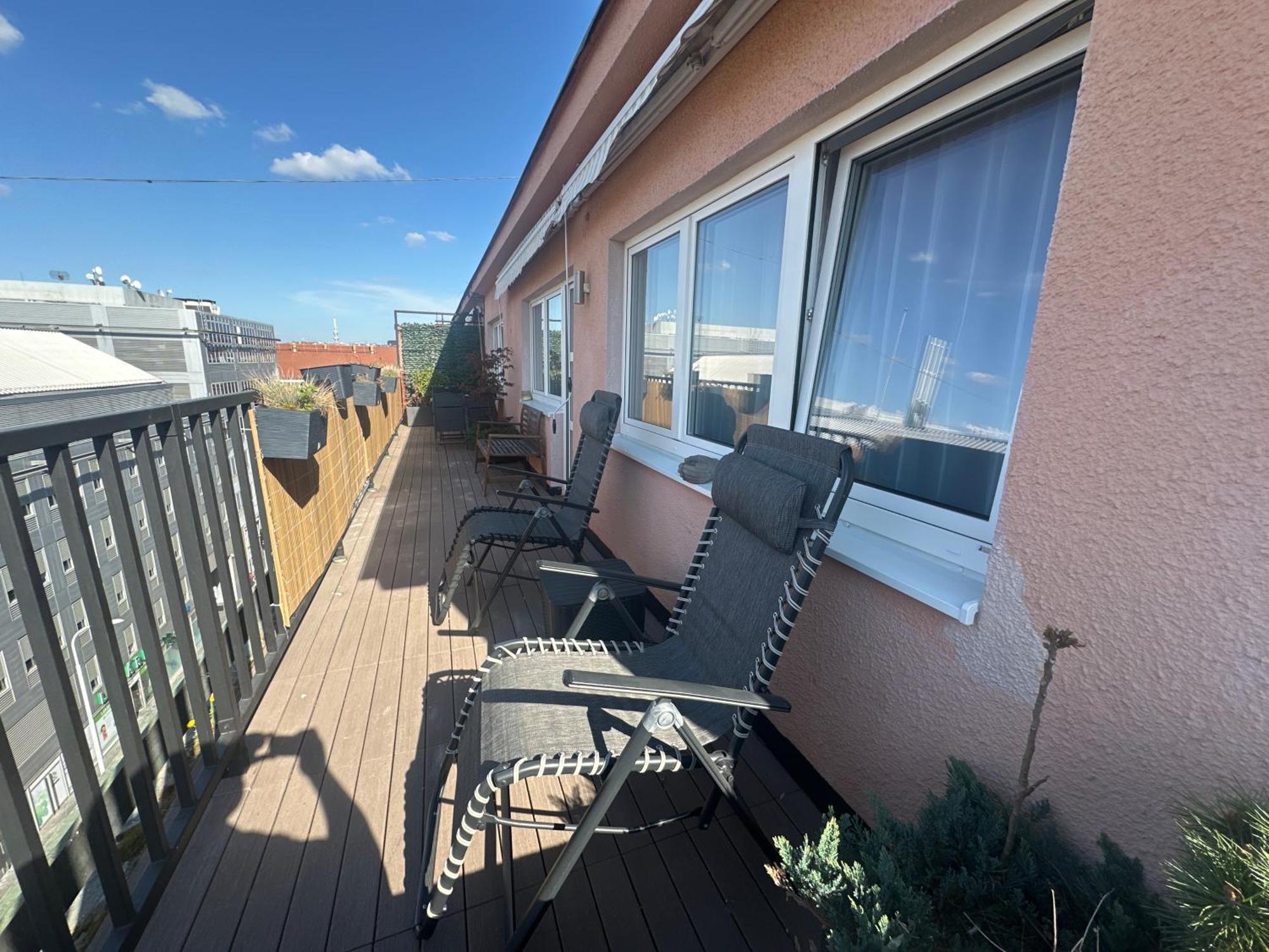 Andel Apartment With Terrace Prag Exterior foto